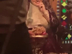 خواب گلاره عباسی در پشت صحنه سریال بامد خمار 9 خواب گلاره عباسی در پشت صحنه سریال بامد خمار