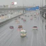 خوشحالی ساکنان دبی به دلیل باران شدید