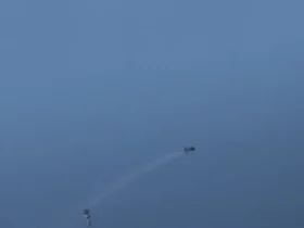 دانش آموزان چینی یک موشک آبی ساخته و پرتاب کردند