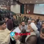 درگیری پورمحمدی با دانشجویان در روز دانشجو!