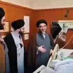 دهان برادر آیت الله سیستانی به برکت امام حسین علیه السلام متبرک شد.