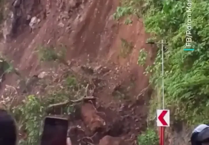 رانش زمین وحشتناک و بسته شدن جاده ها در فیلیپین