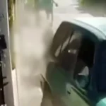 راننده هنگام فرار از کیف به طور تصادفی با قربانی برخورد کرد