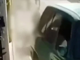 راننده هنگام فرار از کیف به طور تصادفی با قربانی برخورد کرد