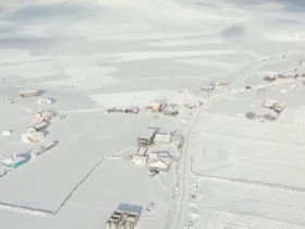 روستاهای قارص سفید شدند