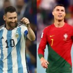 رونالدو با لیونل مسی بازی می کند!