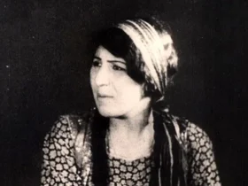 "روهنگیز" اولین بازیگر زن ایران در اولین فیلمش; سال 1312