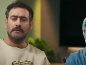 سکانس جالب سریال شش ماهه; غذا خوردن غیر معمول سر میز نهار خوری عموی خانواده