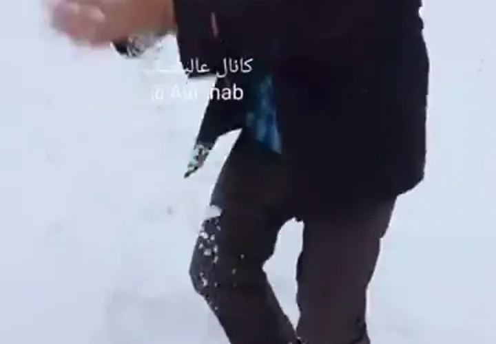 طعم فوق العاده بارش برف یزدی قدیم در دل کویر