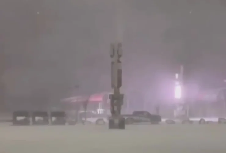 طوفان برف و سرمای بی سابقه در آمریکا