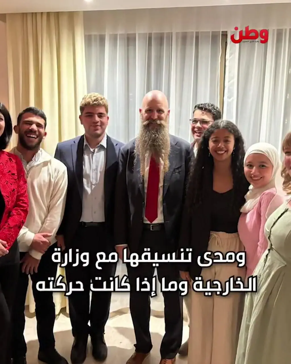 ظاهر عجیب و غیرعادی سفیر آمریکا در اردن