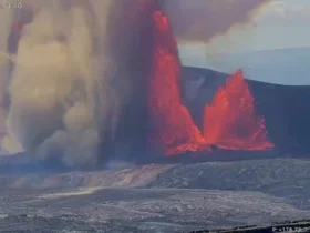 فیلم تایم لپس دیدنی از فوران آتشفشان Kilauea هاوایی