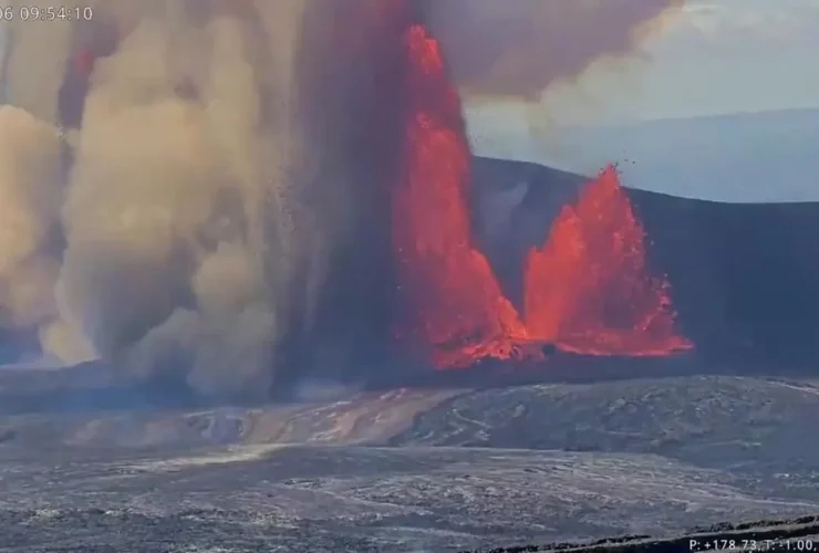 فیلم تایم لپس دیدنی از فوران آتشفشان Kilauea هاوایی 3 فیلم تایم لپس دیدنی از فوران آتشفشان Kilauea هاوایی