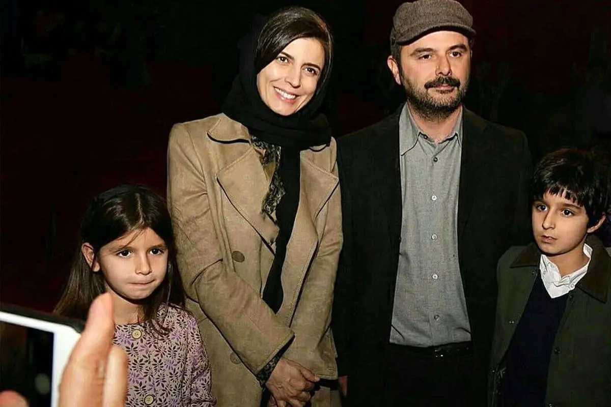 لیلا حاتمی و پسرش در ونیز