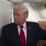 ما با ترامپ در توالت هواپیما ملاقات کردیم