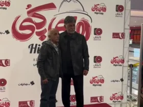 مرتضی عقیلی در اکران مردمی فیلم «کپی بالا»