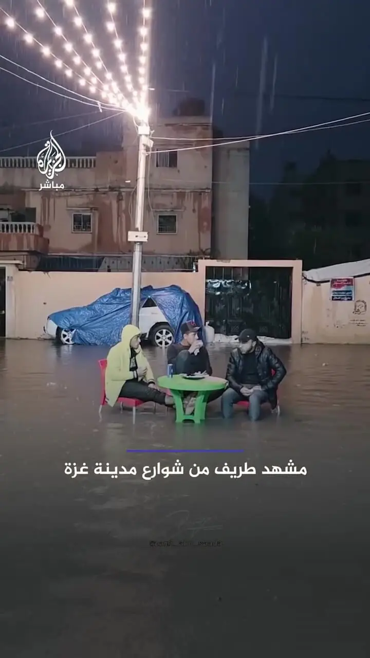 منظره ای جالب در خیابان های غزه 1 منظره ای جالب در خیابان های غزه