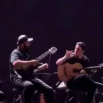 واکنش محسن یگانه به شکستن سیم گیتار در وسط کنسرت