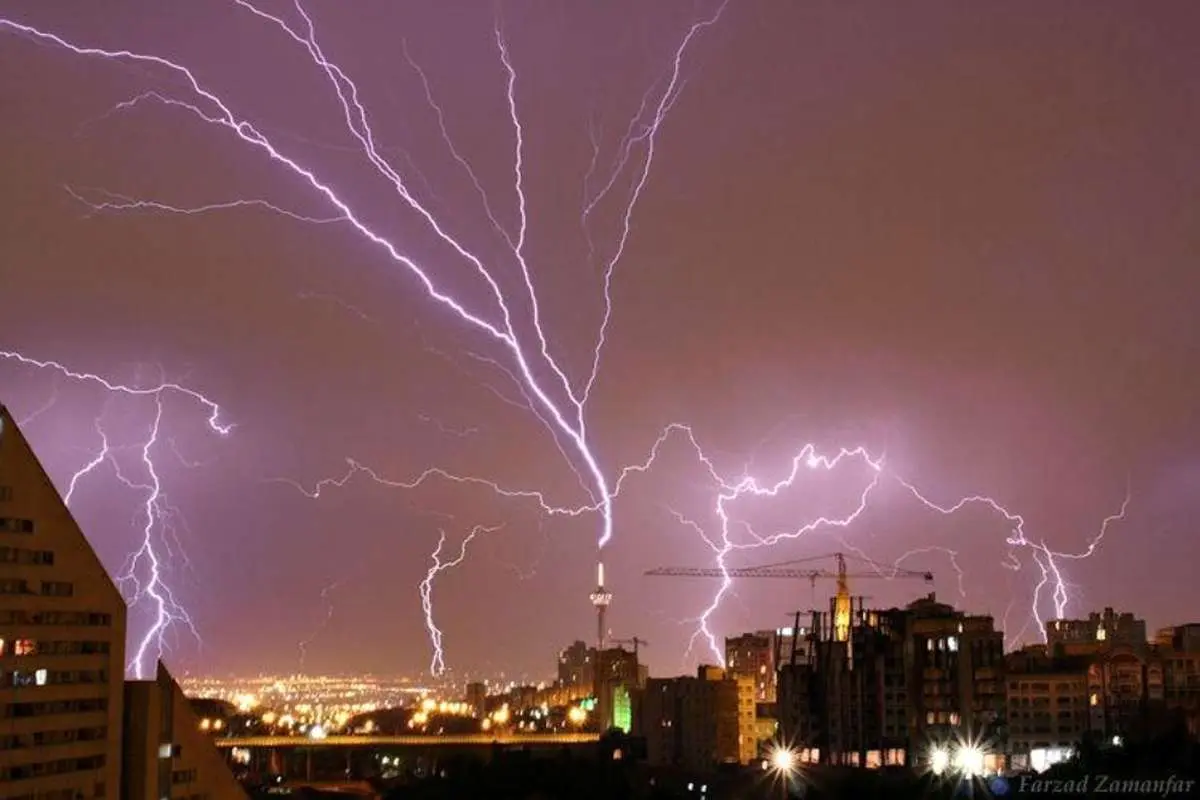 پیش بینی هوای تهران امشب 30 آذر / بارش شدید باران در ساعات آینده