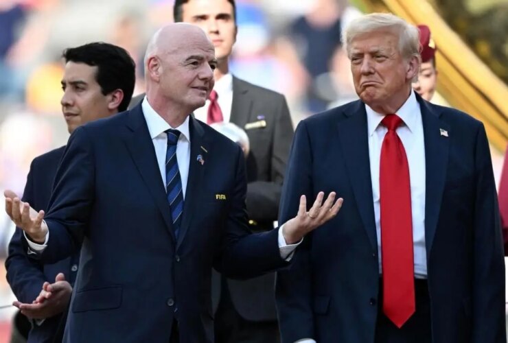چالش تلویزیون با حضور جنجالی ترامپ در مراسم قرعه کشی جام جهانی!