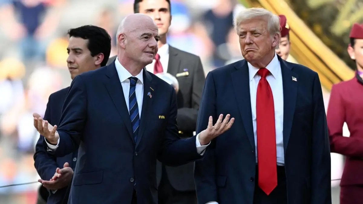چالش تلویزیون با حضور جنجالی ترامپ در مراسم قرعه کشی جام جهانی!