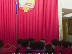 کیم جونگ اون در میان دختران قهرمان