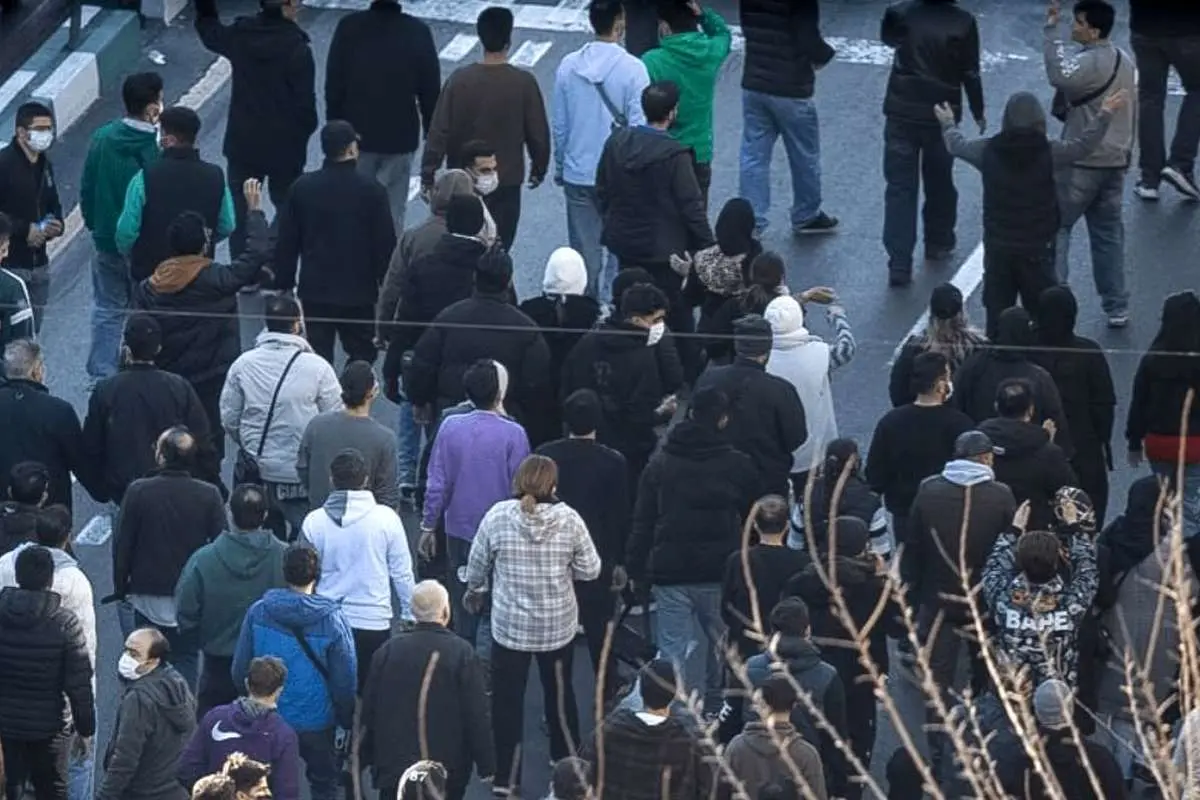 گزارش تصویری از تجمع امروز در خیابان لاله زار و مرکز تهران