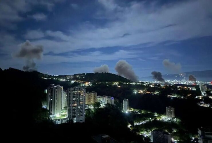 صدای انفجار در کاراکاس شنیده شد