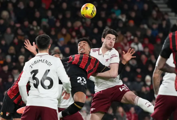 بورنموث 2-3 مقابل آرسنال شکست خورد. پیروزی سخت توپخانه به لطف درخشش رایس 31 91d18fce-fc8c-4fb5-adba-eba56149acd6