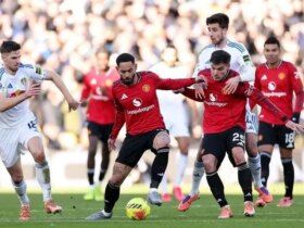 لیدز مقابل منچستریونایتد به تساوی 1-1 رسید. شیاطین در سال جدید شکست می خورند