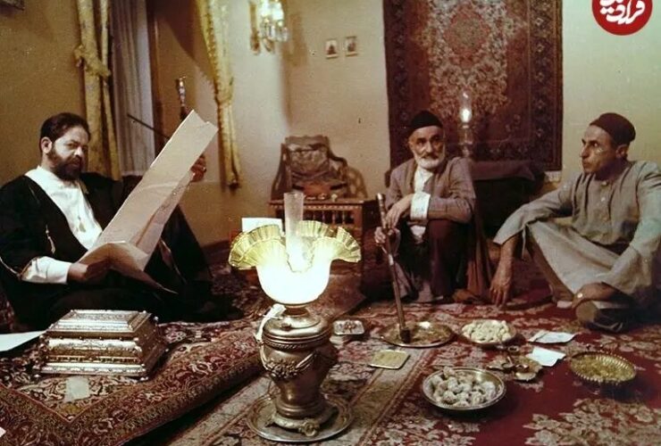 محمدعلی کشاورز 46 ساله در یازدهمین فیلمش; سال 1355 / عکس