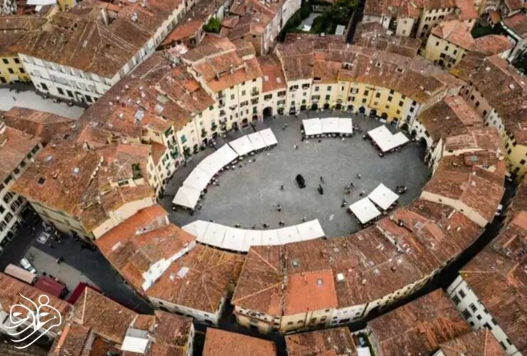 میدان آمفی تئاتر لوکا; از خرابه های رومی تا مرکز شهر