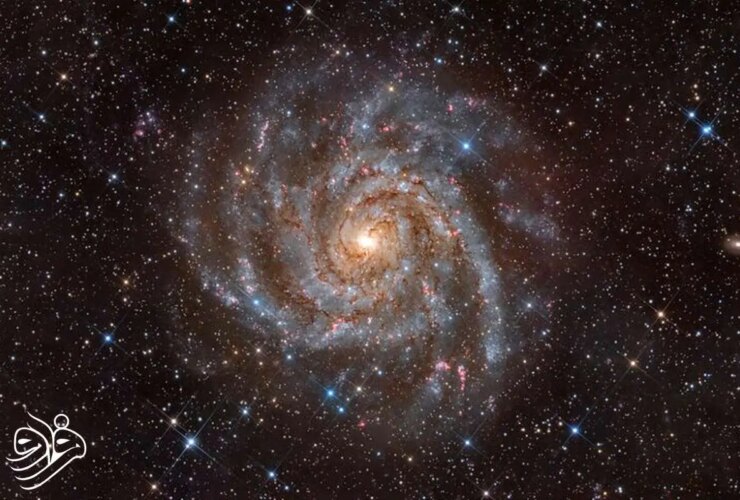 کهکشان در قلب یک زرافه؛ عکس باشکوه ناسا