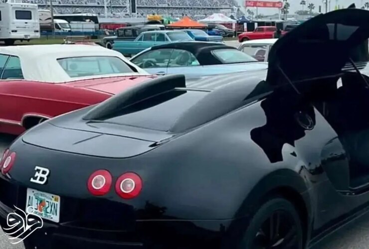 بوگاتی تبدیل به لیموزین شد.