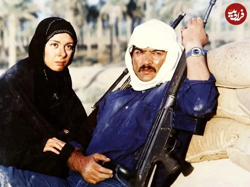 رضا رویگیری 43 ساله در کنار افشانا بایگان 28 ساله; دهه 60 6 رضا رویگیری