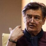 رضا رویگیری 43 ساله در کنار افشانا بایگان 28 ساله; دهه 60