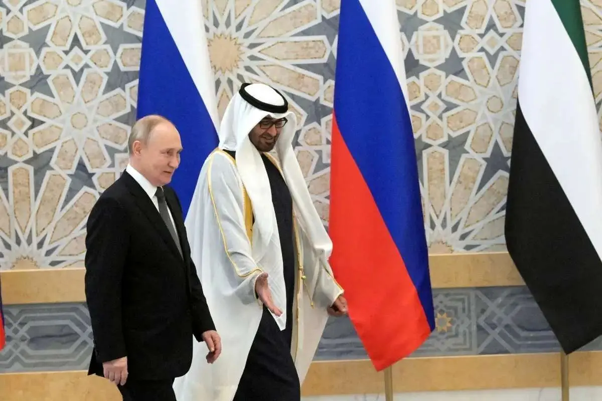 دیدار رئیس جمهور روسیه و رئیس جمهور امارات 1 دیدار رئیس جمهور روسیه و رئیس جمهور امارات