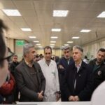 مدیران وزارت بهداشت از مصدومان حوادث اخیر عیادت کردند