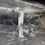 آتش سوزی در ساختمان 4 طبقه در بزرگراه رسالت