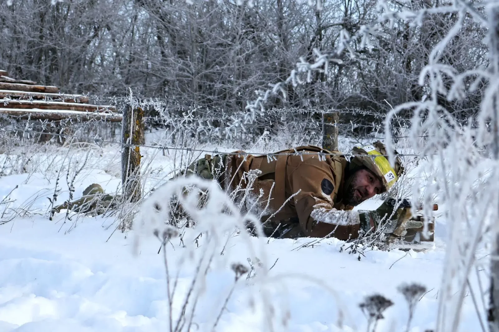 تصاویر; صحنه هایی از خط مقدم یخ زده جنگ اوکراین