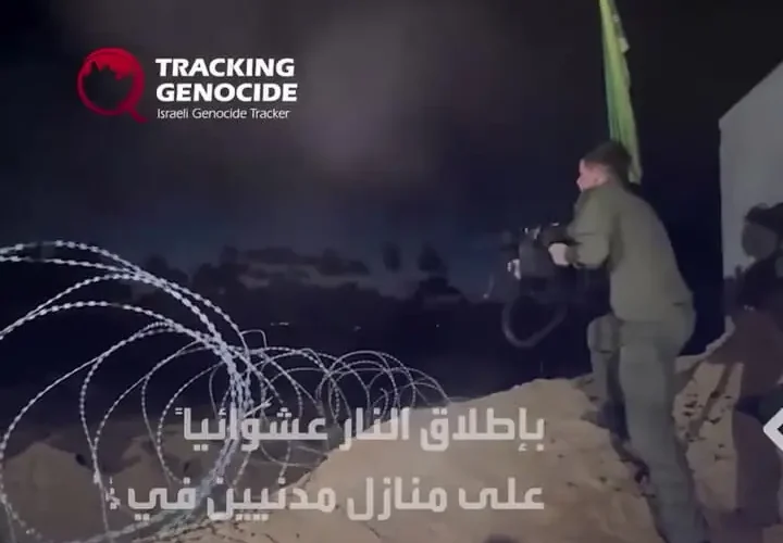 تیراندازی وحشیانه سرباز اسرائیلی به سمت خانه فلسطینی ها