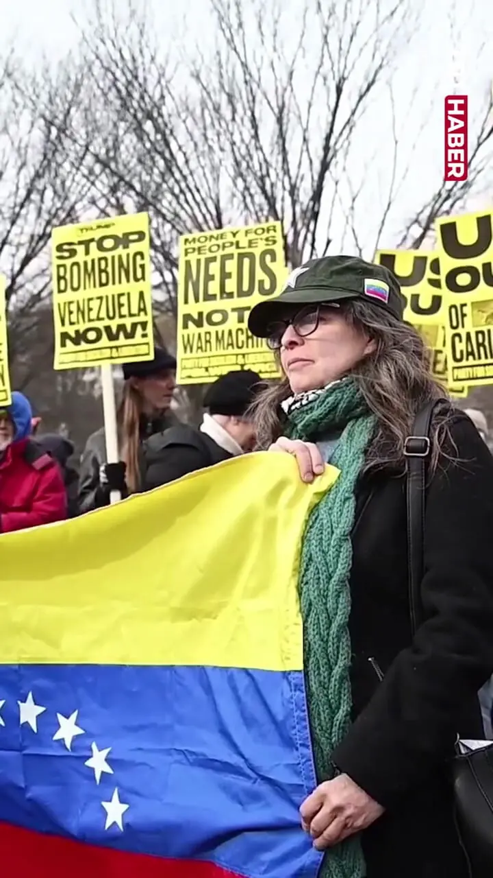 حامیان ونزوئلا در مقابل کاخ سفید تجمع کردند