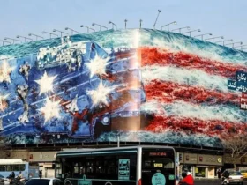 دو روایت اسرائیلی و غربی از نقاشی دیواری میدان انقلاب 8 دو روایت اسرائیلی و غربی از نقاشی دیواری میدان انقلاب