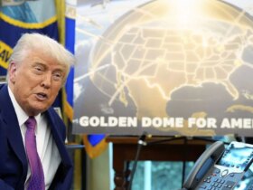 رسانه های عبری ادعای «گنبد آهنین» ترامپ را تکذیب کردند. 8 رسانه های عبری ادعای «گنبد آهنین» ترامپ را تکذیب کردند.