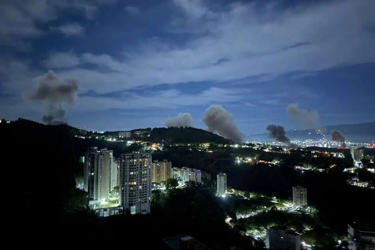 صدای انفجار در کاراکاس شنیده شد