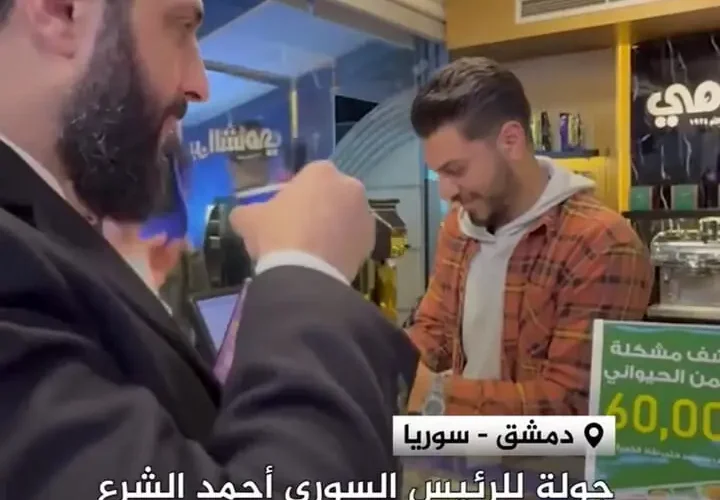 گشت شبانه در بازار جولانی در محله المیز دمشق