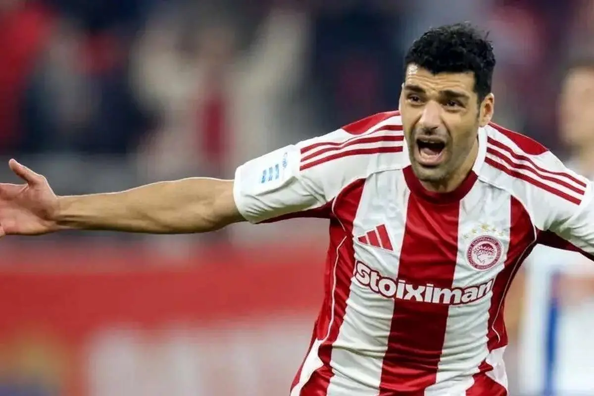 طارمی امید المپیاکوس در دیدار بزرگ لیگ یونان