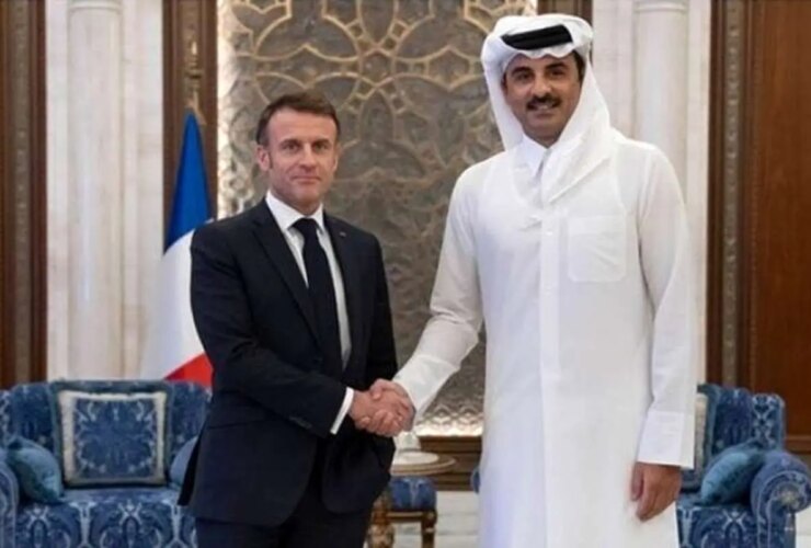 ایرانی؛ محور گفتگوی تلفنی امیر قطر و مکرون