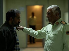 تصویر رضا کیانیان و افشین هاشمی در فیلم حاتمی کیا