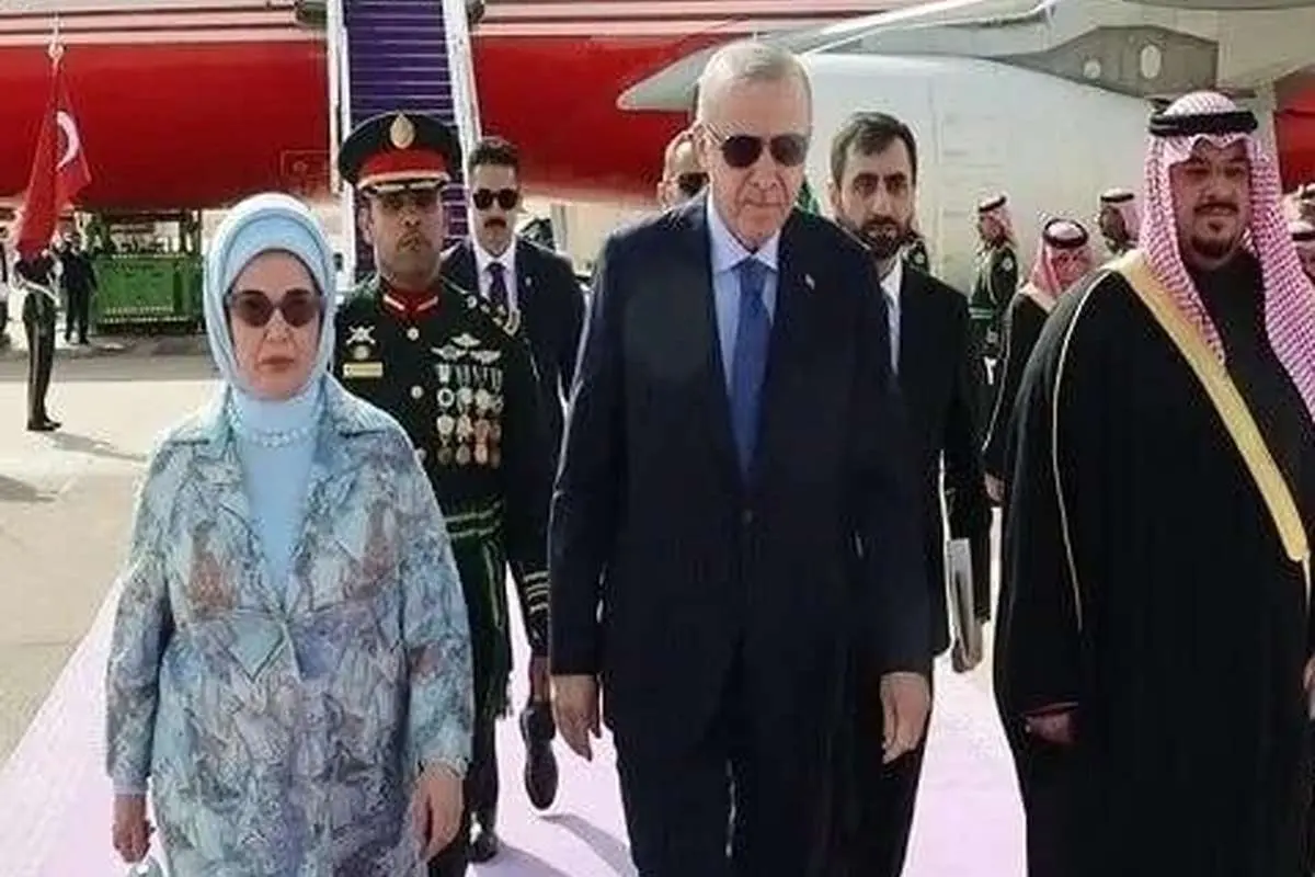 اردوغان وارد عربستان شد